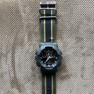 Casio G-Shock x Military GA-100MC-3A GREEN/YELLOW